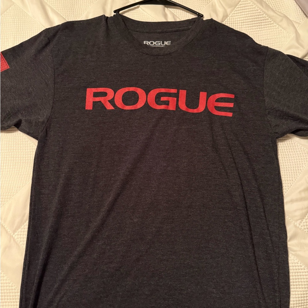Rogue Gray and Red Short Sleeve Tee